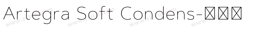 Artegra Soft Condens字体转换